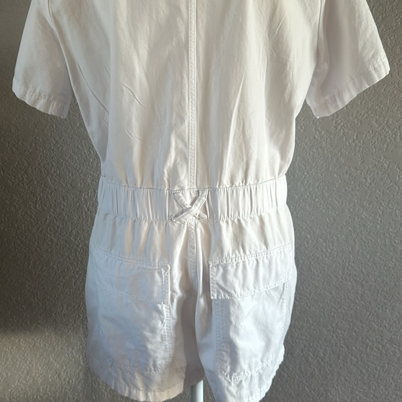Zara | Utility Short Jumpsuit in White (NWT) - Picture 7 of 7